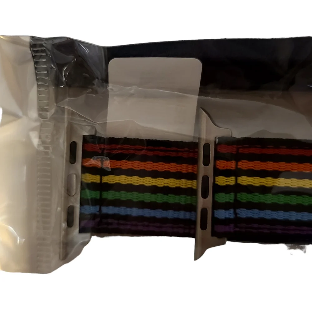 Rainbow Apple Watch Band NWT iwatch series colorful fun